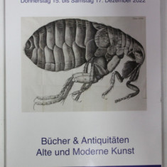 KIEFER , BUCH - UND KUNSTAUKTIONEN , AUKTION 126 , BUCHER UND ANTIQUITATEN , ALTE UND MODERNE KUNST , CATALOG DE LICITATIE , DEZEMBER 2022