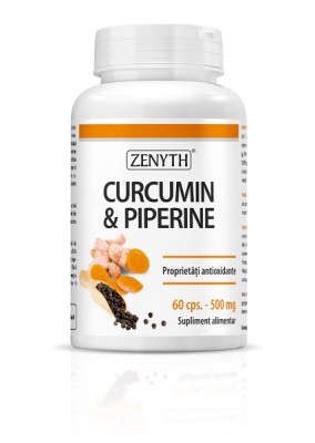 CURCUMIN&amp;amp;PIPERINE 500MG 60CPS foto