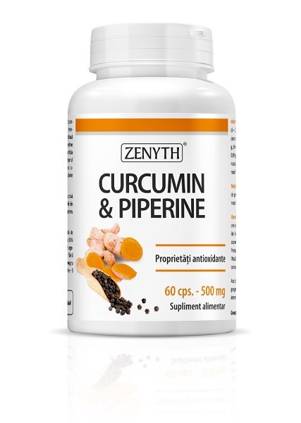 CURCUMIN&amp;PIPERINE 500MG 60CPS
