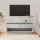 vidaXL Comodă TV, gri beton, 102x41x44 cm, PAL