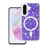 Husa pentru Samsung Galaxy A36 5G / A56 5G - Techsuit Sparkly Glitter MagSafe - Purple