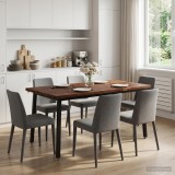 Masa de dining patrata 160 x 80 x 75 cm Lemn Solid de Acacia