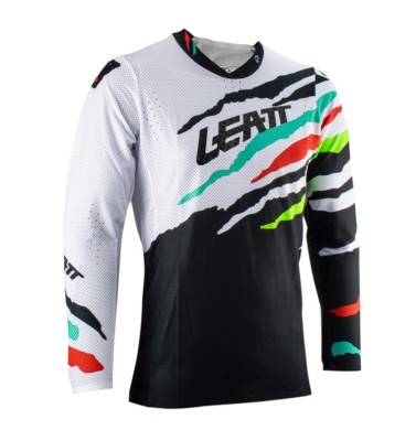 Tricou Leatt 5.5 UltraWeld Triger Black White foto