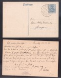 Germany Reich 1920 Old postcard postal stationery Wurtt DB.036