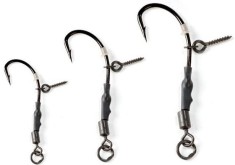 Montura Extra Carp Ronnie Rig Cu Surub, Nr.4, 3buc/plic