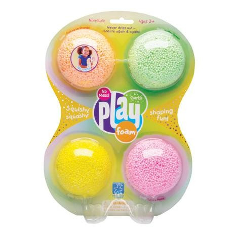 Playfoam - Spuma modelabila cu sclipici in 4 culori