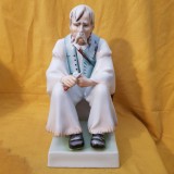 STATUETA DIN PORTELAN PECS ZSOLNAY- UNGARIA ANII 70- 80