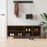 vidaXL Pantofar, stejar maro, 131x35x50 cm, lemn compozit