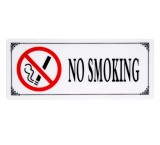 Indicator Autocolant No Smoking 29x12cm
