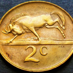 Moneda exotica 2 CENTI - AFRICA de SUD, anul 1989 * cod 2773