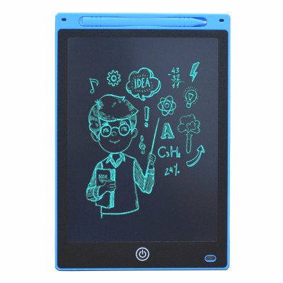 Tableta grafica LCD pentru copii, scris si desenat, 10&amp;Prime;, 25.5 X 17.5 X 0.9 cm, Albastru foto