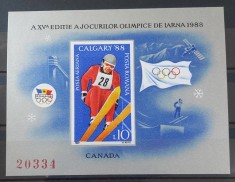 Romania 1987 - Calgary MNH foto