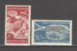 Iugoslavia.1951 Posta aeriana:C.M. de sarituri cu parasuta-supr. SI.158, Nestampilat