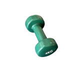 Gantera vinyl aerobic 4kg, verde, DHS