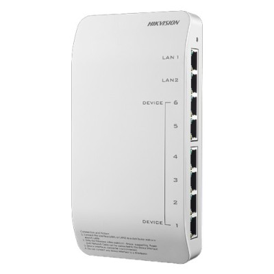 Distribuitor Video/Audio pentru 6 posturi - HIKVISION DS-KAD606-P foto