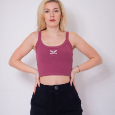 Top cropped cu bretele subtiri Pull&Bear