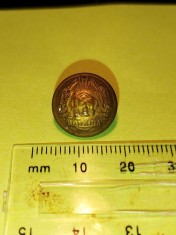 bnk dv Romania - RSR - nasture metalic uniforma - diam 16 mm