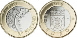Finlanda moneda comemorativa 5 euro 2010 - Regiunea Proper - UNC, Europa