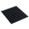 Set 10 cleme pentru fixare banda gard, rezistenta UV, 19 x 2.3 cm, gri antracit