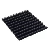 Set 10 cleme pentru fixare banda gard, rezistenta UV, 19 x 2.3 cm, gri antracit