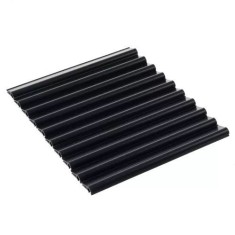 Set 10 cleme pentru fixare banda gard, rezistenta UV, 19 x 2.3 cm, gri antracit