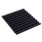 Set 10 cleme pentru fixare banda gard, rezistenta UV, 19 x 2.3 cm, gri antracit