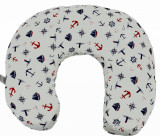 Cumpara ieftin Perna pentru alaptat 2 in 1 Nursing Pillow Marine, BabyJem