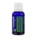 FRUNZE de SCORTISOARA -Ulei esential 100% pur - CINNAMON LEAF OIL (Cinnamomum zeylanicum) 15 ml, Amazingoils TOUCH THE SENSES