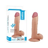 Dildo cu ventuza The Ultra Soft Dude 22 cm, Lovetoy