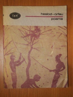 POEME de HESIOD - ORFEU, 1987 foto