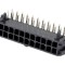 Conector soclu cablu-placă 24 pini 3mm