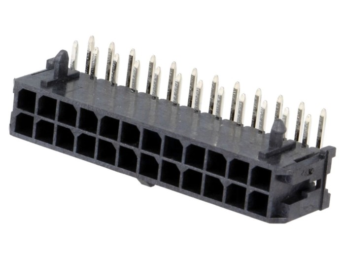 Conector soclu cablu-placă 24 pini 3mm