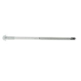 Surub autoforant, pentru panouri, cu cap hexagonal, din otel, zincat alb, SW8, 6.3/5.5 x 120 mm