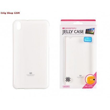 Husa Mercury Jelly HTC Desire 816 Alb Blister