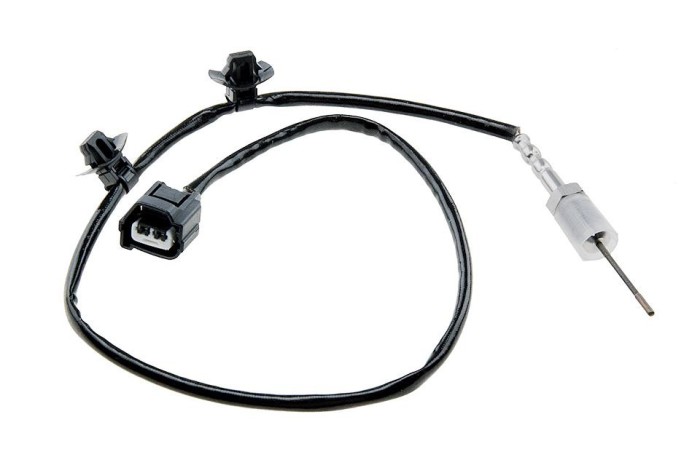 Senzor temperatura filtru particule Nissan Qashqai +2 1 (J10, Jj100 2.0dci, 4x4 110kw 2007-2013, in fata la filtru de particule diesel, (lungime cabl