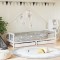 vidaXL Cadru pat copii cu sertare, alb, 80x200 cm, lemn masiv de pin 834550