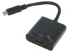 Adaptor HDMI 1.4 la USB C 0,15m Negru