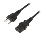 Cablu Alimentare 1.8m 10A IEC C13-SEV-1011 3x0.75mm2