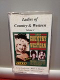Caseta audio Originala LADIES OF COUNTRY - Selectiuni (1980/CBS/UK) - ca Noua, Rap, Columbia