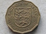 JERSEY- &frac14; SHILLING 1964, Europa, Bronz-Aluminiu