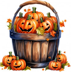 Sticker decorativ, Halloween, Maro, 60 cm, 8495ST-6 foto