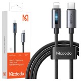 Mcdodo &Icirc;ncărcător Usb-C Fulger Cablu De &Icirc;ncărcare Rapidă Pentru Iphone 1M Led