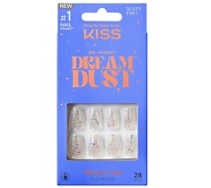 Unghii false Gel Fantasy Dreamdust Mood Dust, 28 bucati, Kiss