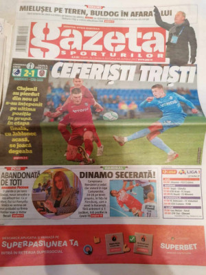 Gazeta Sporturilor , 26 Noiembrie 2021 nr 208 - RANDERS - CFR CLUJ foto