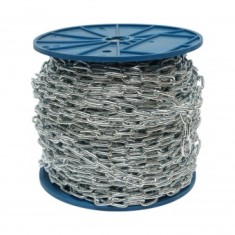 Lant electrogalvanizat 3.5x18x14mm DIN5685A 60m/rola tambur plastic