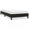 Cadru Pat Negru Catifea 80x210 cm, Suport Saltea, Somiera Inclusa, Fara Saltea