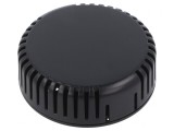 Carcasă neagră ventilată pentru alarmă 20,3mm ABS Serie 1551V