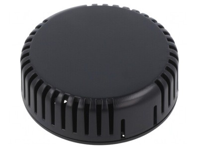 Carcasă neagră ventilată pentru alarmă 20,3mm ABS Serie 1551V foto