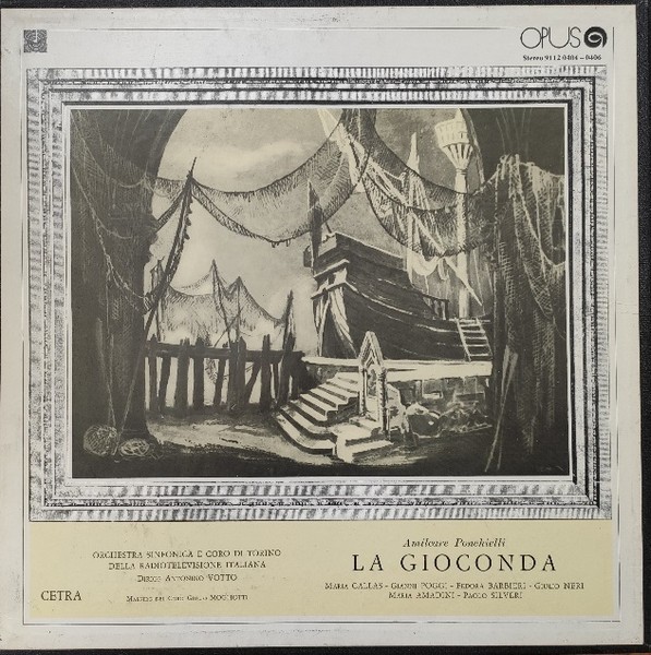 Disc vinil, LP. LA GIOCONDA. SETBOX 3 DISCURI VINIL-AMILCARE PONCHIELLI-271785
