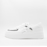 Sneakers Dama MBrands cu talpa flexibila, din piele ecologica, alb 20D82 - 38